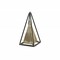 Homeroots Narrow Metal Triangular Decorative Sculpture, Bronze 399635 - alternate 4